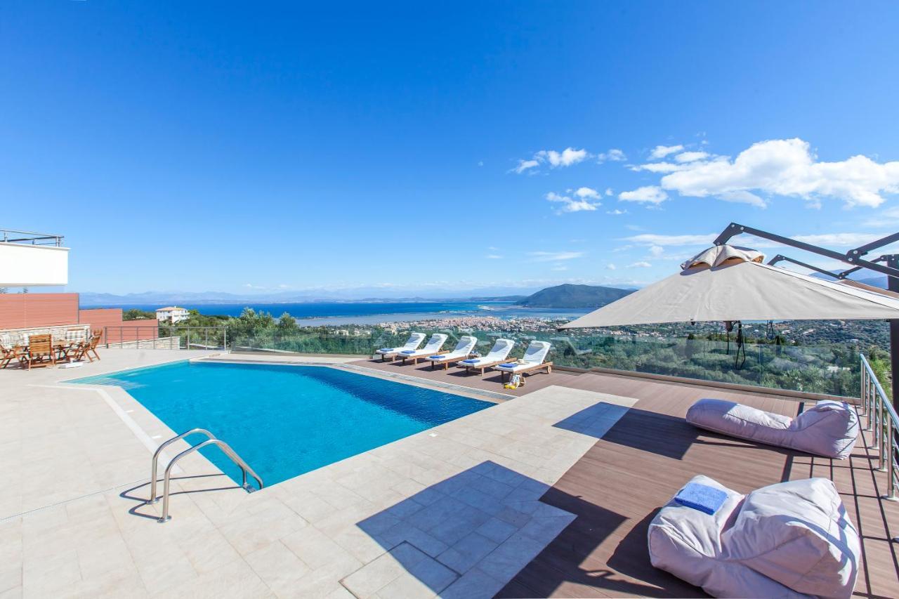 Alivia Lefkas Luxury Villas Apolpaina Luaran gambar