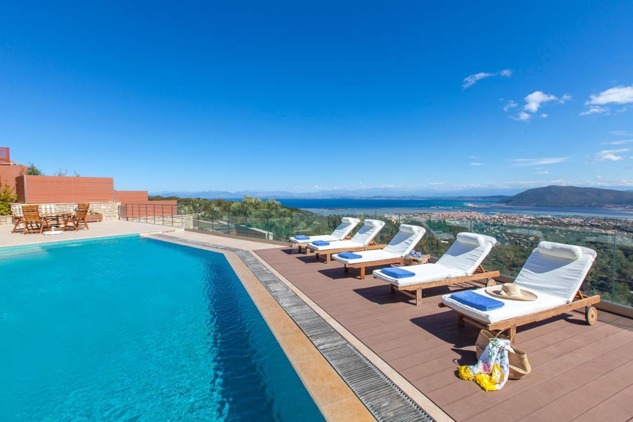 Alivia Lefkas Luxury Villas Apolpaina Luaran gambar